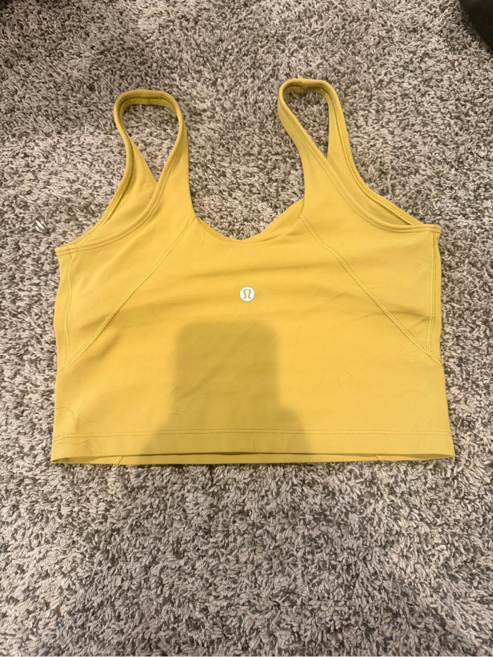 Lululemon Mustard Align Sports Top
